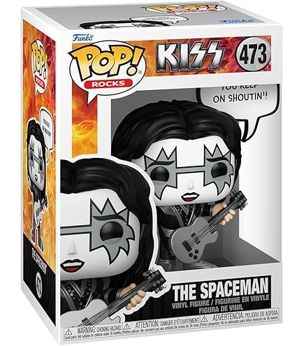 Amazon.com: KISS Funko Pack 4 Figurines POP! Moments DLX