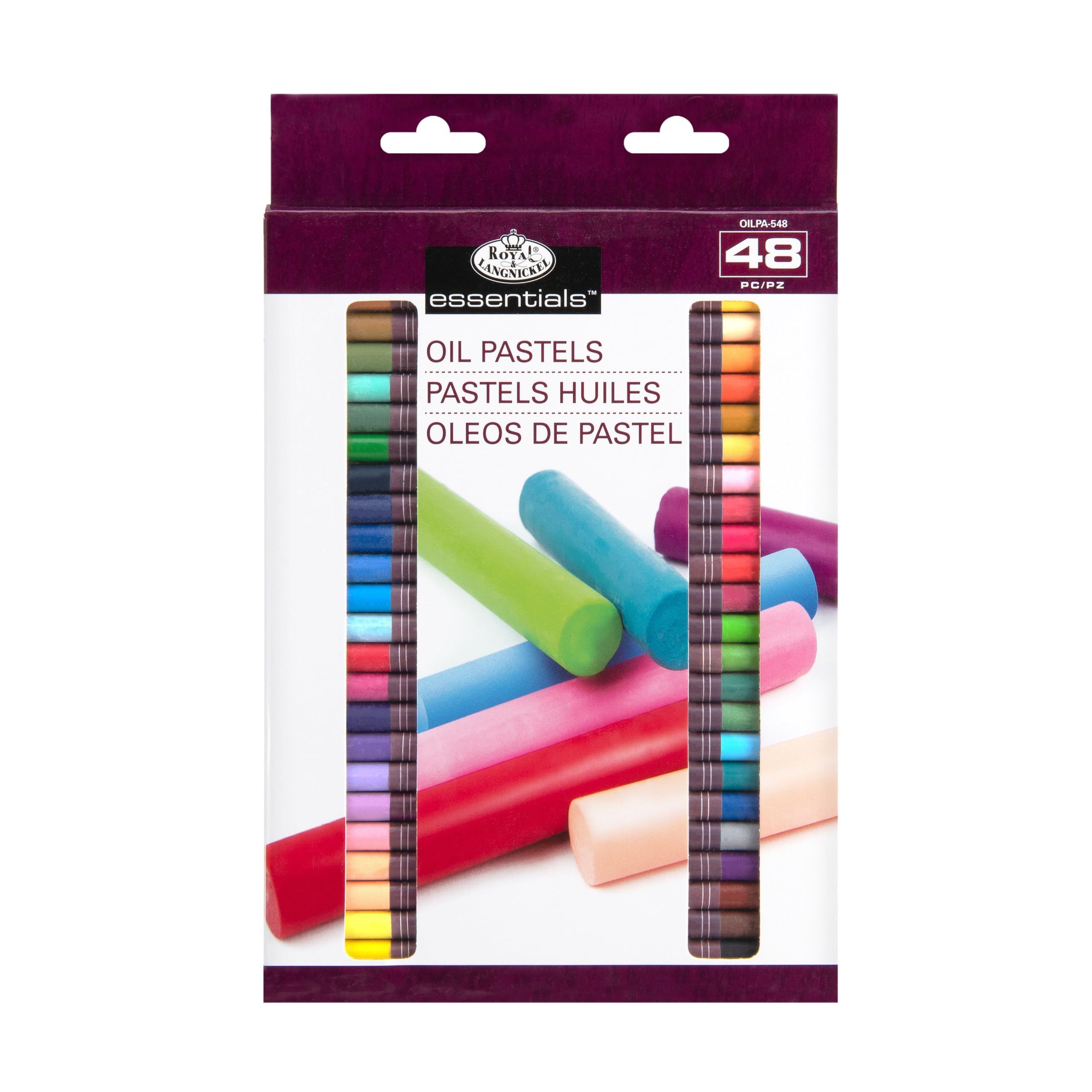 Royal & Langnickel Oil Pastels Standard Size Assorted Colour (Pack of 48)