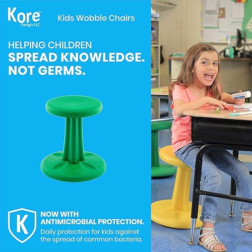 KORE Design Wobble Stool Chair, Girls Boys Kid Desk Stools