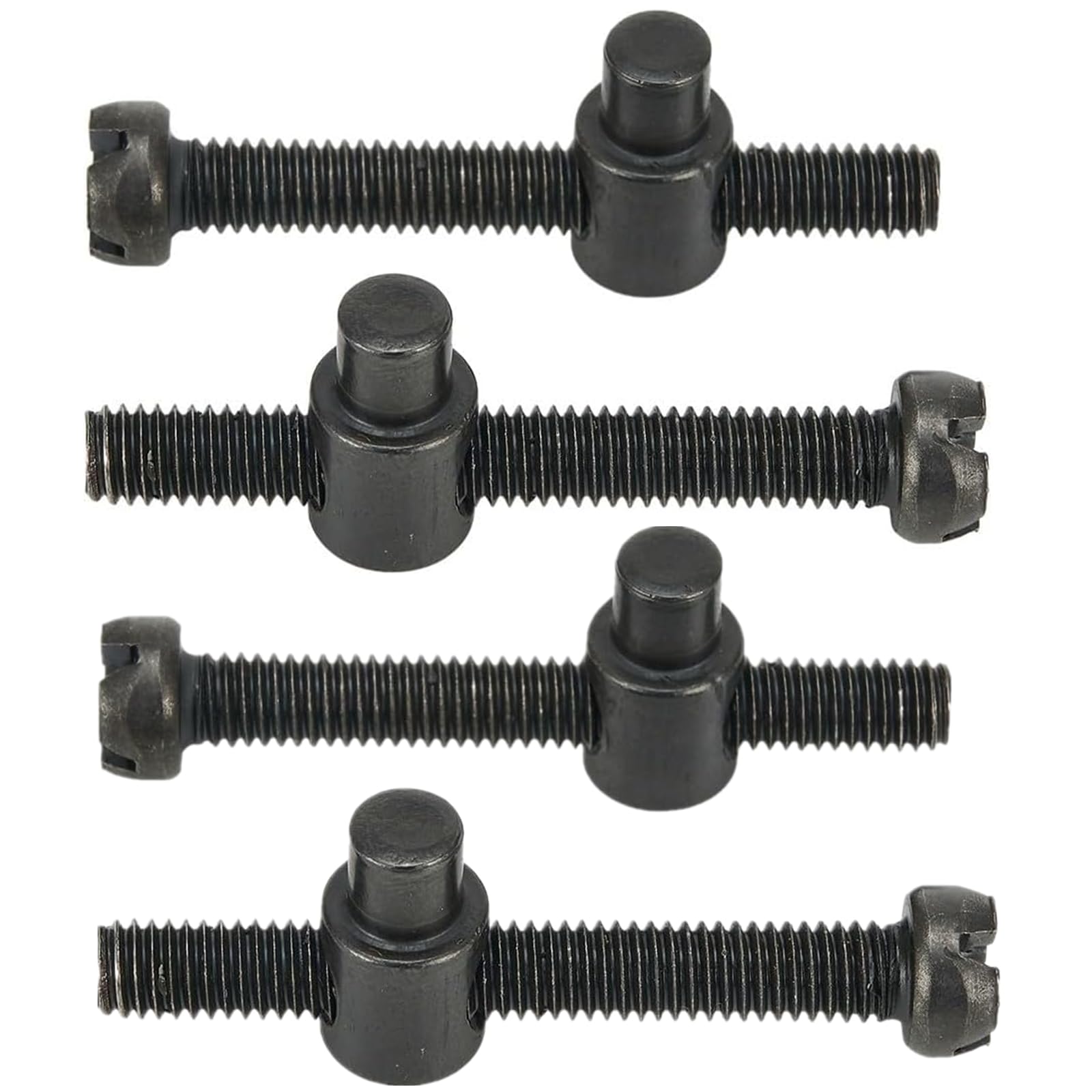 4 Pcs Chain Bar Tensioner Adjuster, Chainsaw Adjuster Bar Chain Tensioner Adjustment Screw Chainsaw Parts for Electric Chain Saw 405 5016 Chainsaw, Black