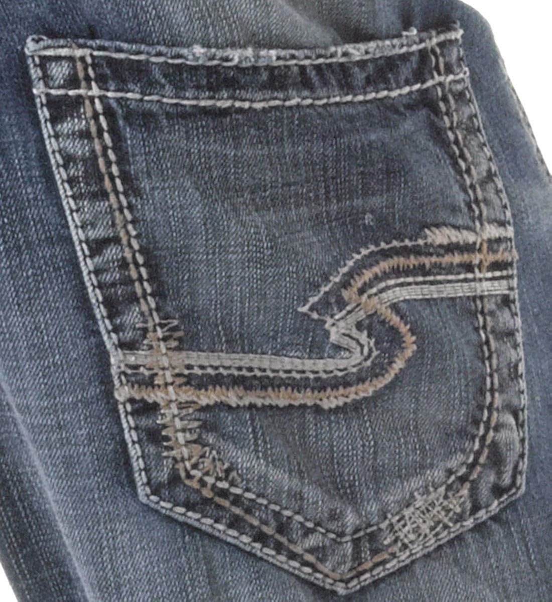 Silver Jeans Co. Men's Zac Relaxed Fit Straight Leg Jeans at  Men’s Clothing store