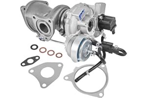 TEMSONE 1.6L KP39 Turbocharger with Gaskets Repair kits Compatible with 2013-2016 Ford Escape 2014-2017 Fiesta 2013-2014 Fusion 2014-2015 Transit Connect Replace# 54399700144 CJ5G6K682DA Turbo Charger