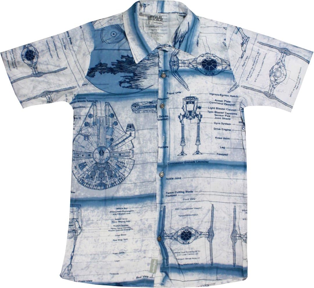 star wars button shirt