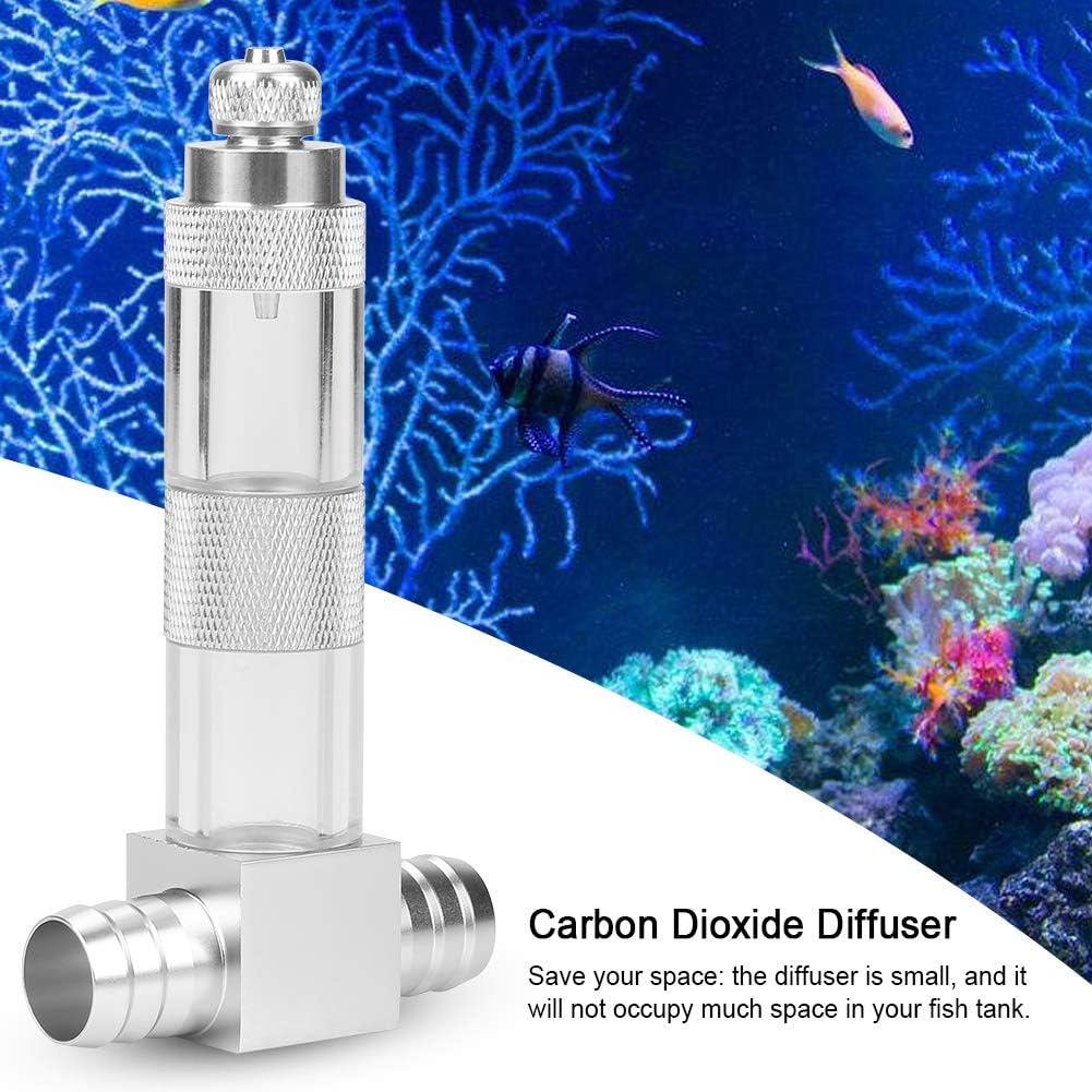 External CO2 Diffuser Injector for Planted Aquariums - Zinc Alloy Fish Tank CO2 Bubble Reactor Atomiser with Counter (2#) - Image 3