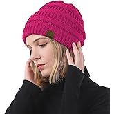 American Trends Winter Hats for Women 4 Pack Beanie Hats Caps Knit Chunky Slouchy Beanie Hats