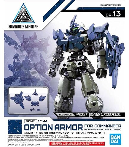 Amazon.com: Bandai Hobby 30 Mm #14 Bexm-15 Portanova Navy 30 Min