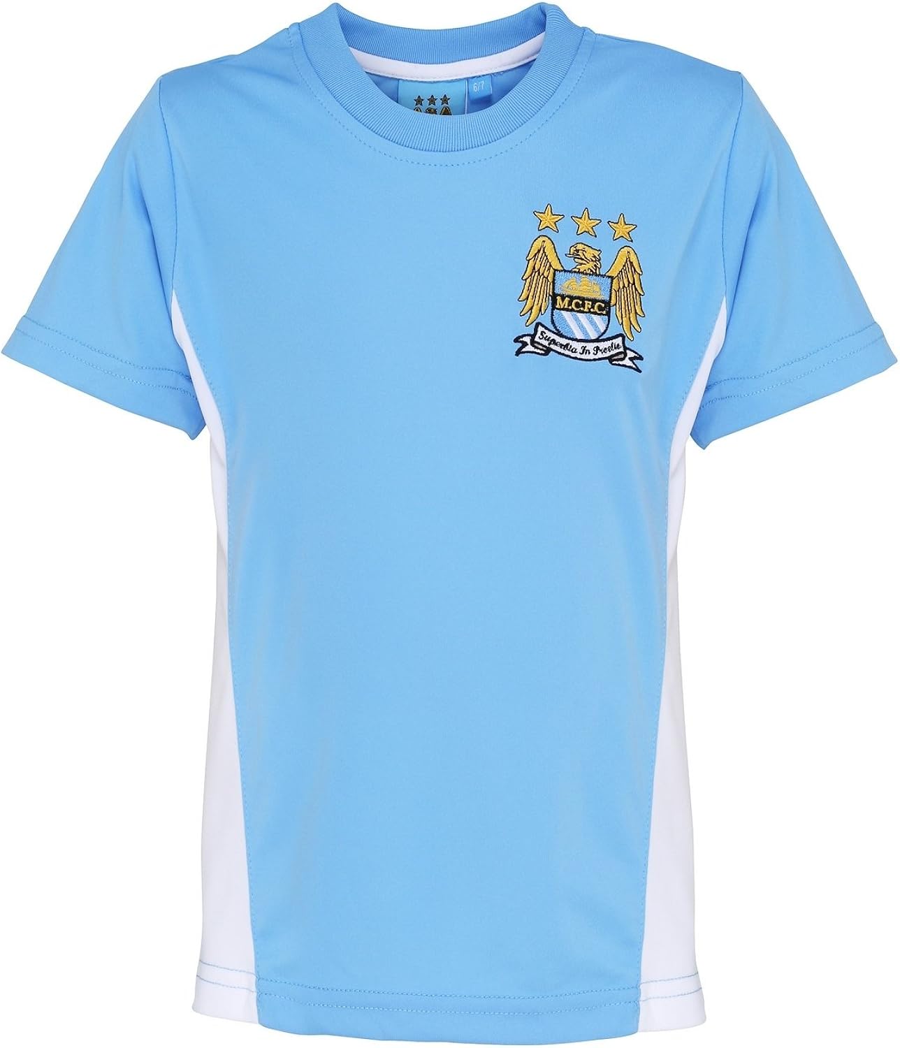 Official Football Merchandise Kids Manchester City FC Short Sleeve T