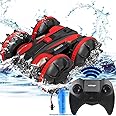 Kids Toys for Boys Girls RC Car/Boat Remote Control Cars Pool Water Toy Gift Off Road Rock Crawler 4WD 2.4Ghz Waterproof Stunt Radio Controlled Vehicles Christmas/Birthday Gift