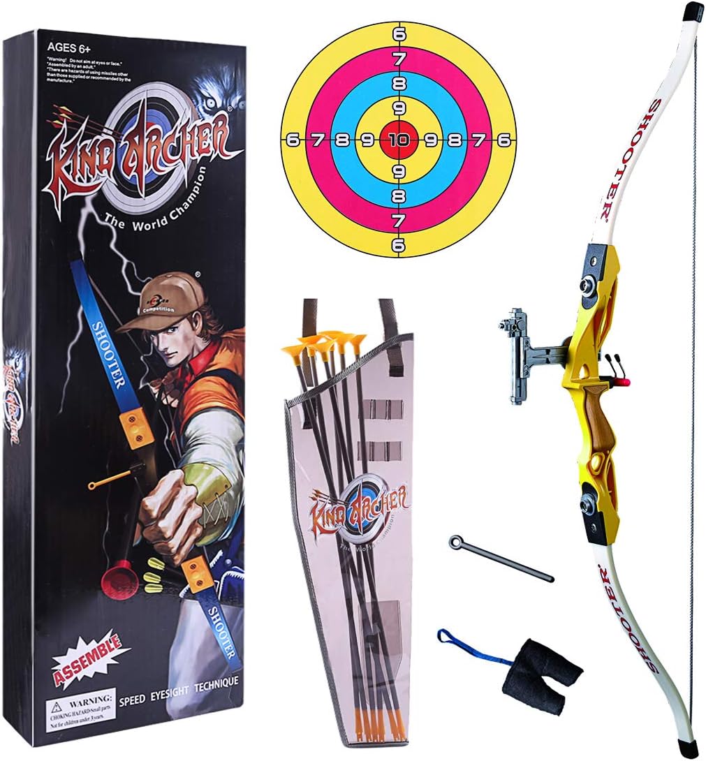 52cm arc et flèche enfants jouet en plein air tir pratique