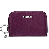 Baggallini Deluxe Card Case - Lightweight 5.5"x3.3" RFID Protected Womens Wallet Card Holder