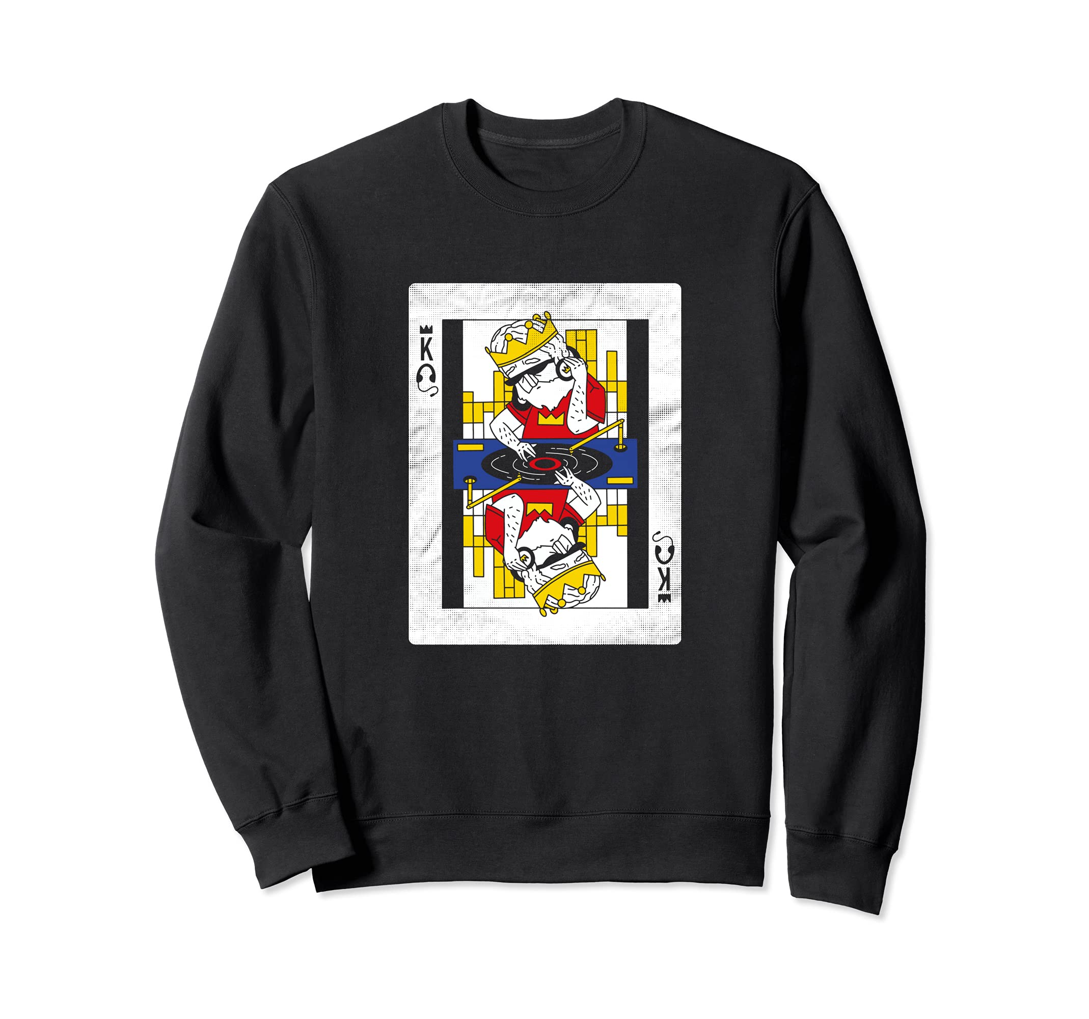 DJ Vinyl Turntables Vintage Analog Synth Producer Sweatshirt