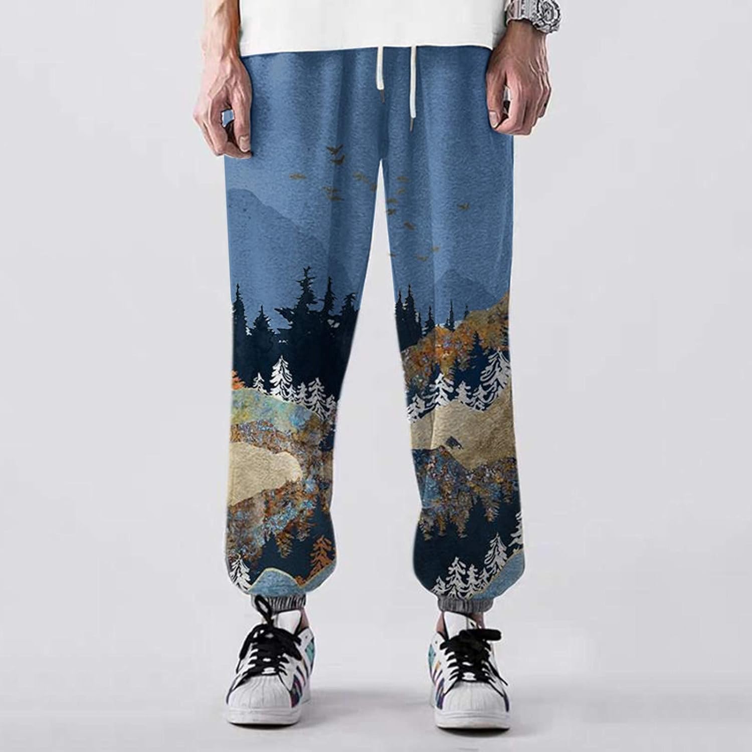 mens long leg joggers