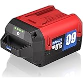 NEPOWILL 60V Replacement for Toro 60V Battery 5.0AhL108 L135 L216 L324 L40, Compatible with Toro Battery Flex-Force Power System for Toro 60V Power Tools (RED)