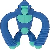 Nuby Geo Zoos Teether | Blue Gorilla