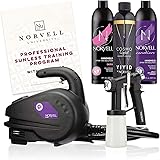 Norvell Sunless Kit - M1000 Mobile HVLP Spray Tan Airbrush Machine + 8 oz Tanning Solutions in Ultra Vivid 'Cosmo Light', Ven