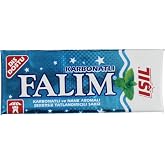 Falim Sugarless Plain Gum with Carbonat and mint aromatic, 20 Pack, 100 Pieces Each