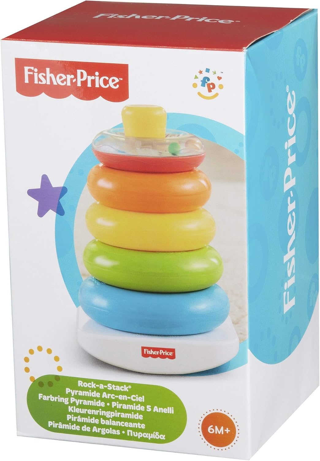 Fisher Price La Pyramide Arc En Ciel Bebe Multicolore Jouets D Activite Et De Developpement Jeux Et Jouets Centroarco Com