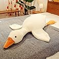 CottonStar Goose Stuffed Animal 63 Inch Plush Doll Toy, Cute Duck Plush Cushion Soft Huge Plushies Pillow, Gift for Kids and Friends, White