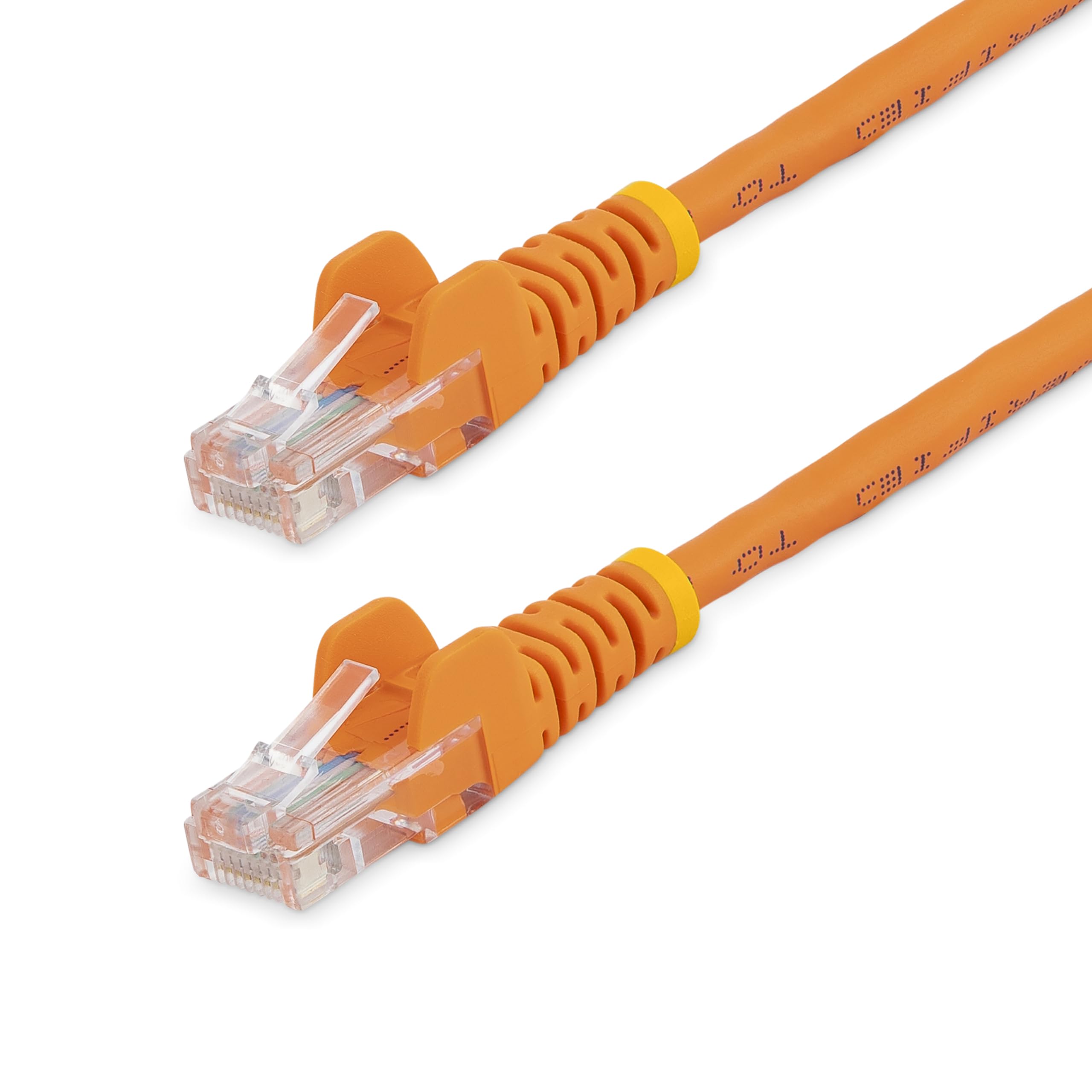StarTech.com 6 ft. (1.8 m) Cat5e Ethernet Cable - Power Over Ethernet - Snagless - Orange - Ethernet Network Cable (45PATCH6OR)