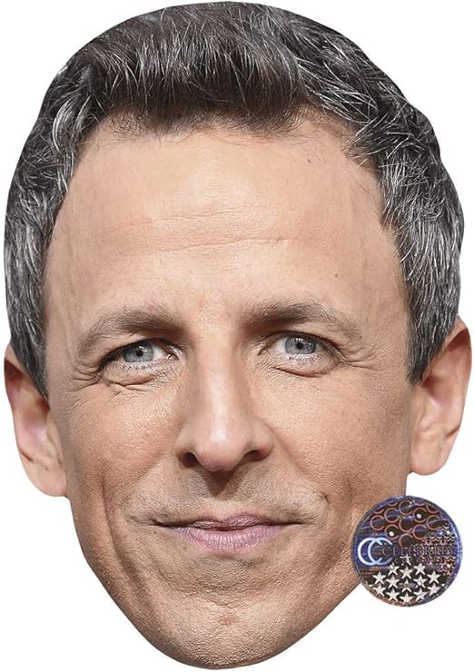 Amazon Com Seth Meyers Short Hair Celebrity Mask Flat Card