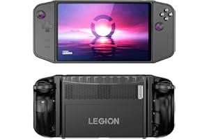 GOHHME for Lenovo Legion Go Case, Soft TPU Shockproof Protection Cover, Rugged Tough Anti-Slip Anti-Fall Anti-Fingerprint Case for Legion Go Handheld Gaming Console 8.8" (Black)