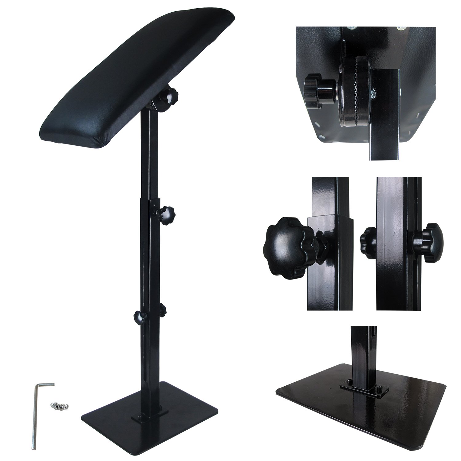Solong Tattoo exclusive adjustable tattoo armrest stand, compact and portable, specially designed for tattoo artists.