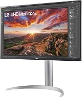 LG 27UP85NP-W 27 Inch 4K UHD IPS Monitor USB-C 5ms FreeSync HDR view 2