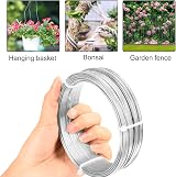 TooTaci 30M Stainless Steel Wire 1.5mm Flexible Metal Artcraft DIY Garden Fence view 4