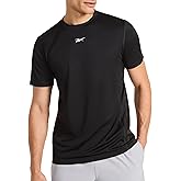 Reebok Mens Run Speedwick Short Sleeve Crewneck T-Shirt