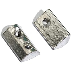 20 Pcs 2020 Series T Spring Nut, M4 Thread Roll in