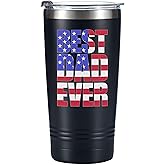 Onebttl Dad Gifts Best Dad Ever Tumbler, for Father's Day, from Daughter, Son, Wife, Stainless Steel Travel Mug 20oz