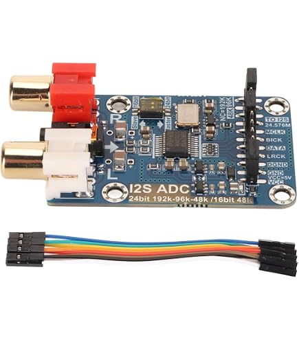Module DAC PCM5102 Pour Raspberry Pi - Décodeur Audio I2S Numérique, Sortie 3.5mm, Format PHAT