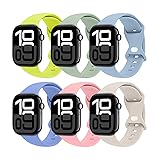 THWALK 6 Pack Bands Compatible with Apple Watch
