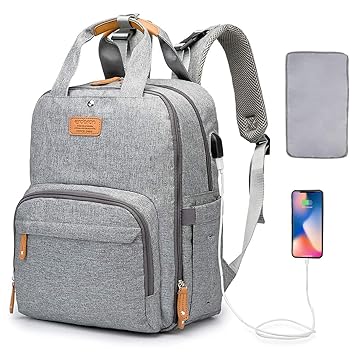 diaper backpack with usb port