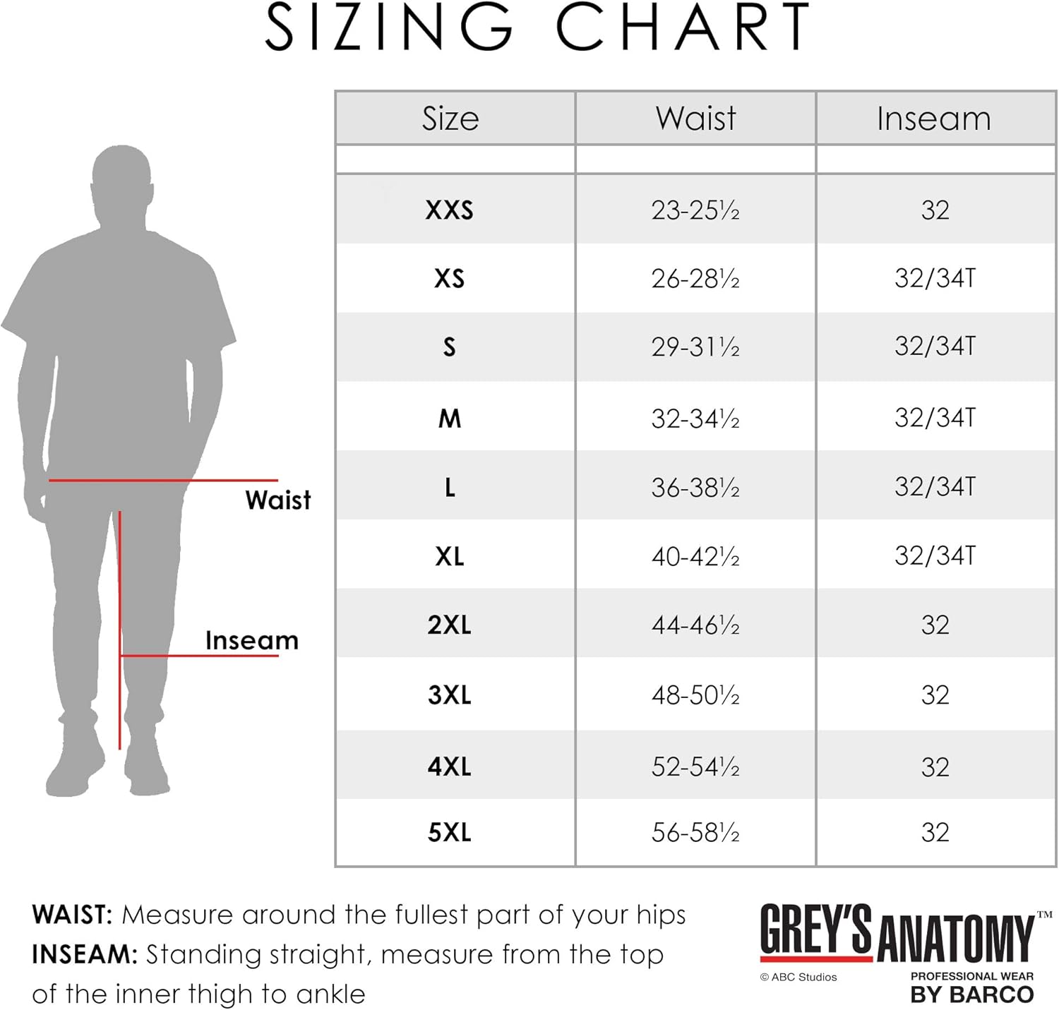 Grey's Anatomy Men's 0212 Modern Fit Cargo Scrub Pant: Clothing