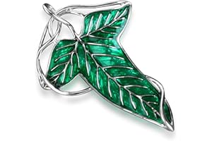 aolongwl Brooches The Lord of Rings Leaf Brooch Fan Gift Fashion Jewelry