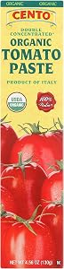 Cento Foods Organic Double Concentrated Tomato Paste, 4.56 OZ