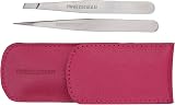 Tweezerman Petite Tweeze Set Slant Point Mini Travel Purse Assorted Colors view 1