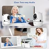 HelloBaby Baby Monitor with 2 Cameras and Audio 6 Inch Split Screen view 6