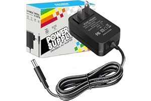 12V 2A Power Supply, AC 120V to DC12V 5.5x2.1mm Jack Converter, 12 Volt LED Driver 24W Adapter Transformer for Strip Lights, 