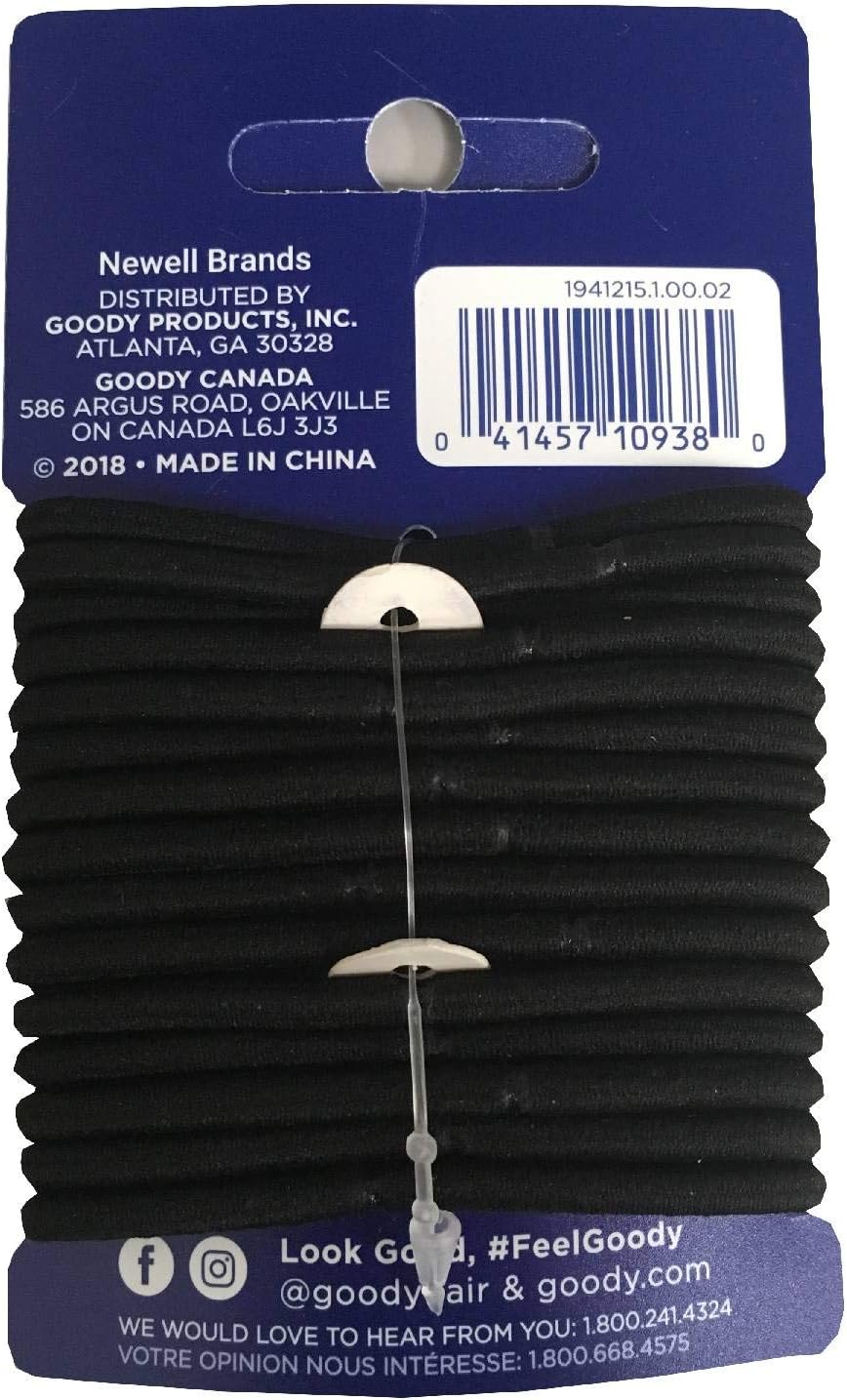 Goody Ouchless No Metal Elastics, Little Black Dress, 15 count, 15 count (Pack of 1) - Image 3