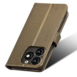 Elubugod Compatible with ITEL A70 Leather Case