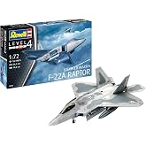 Revell 03858 Lockheed Martin F-22A Raptor Model Kit 1:72 Scale