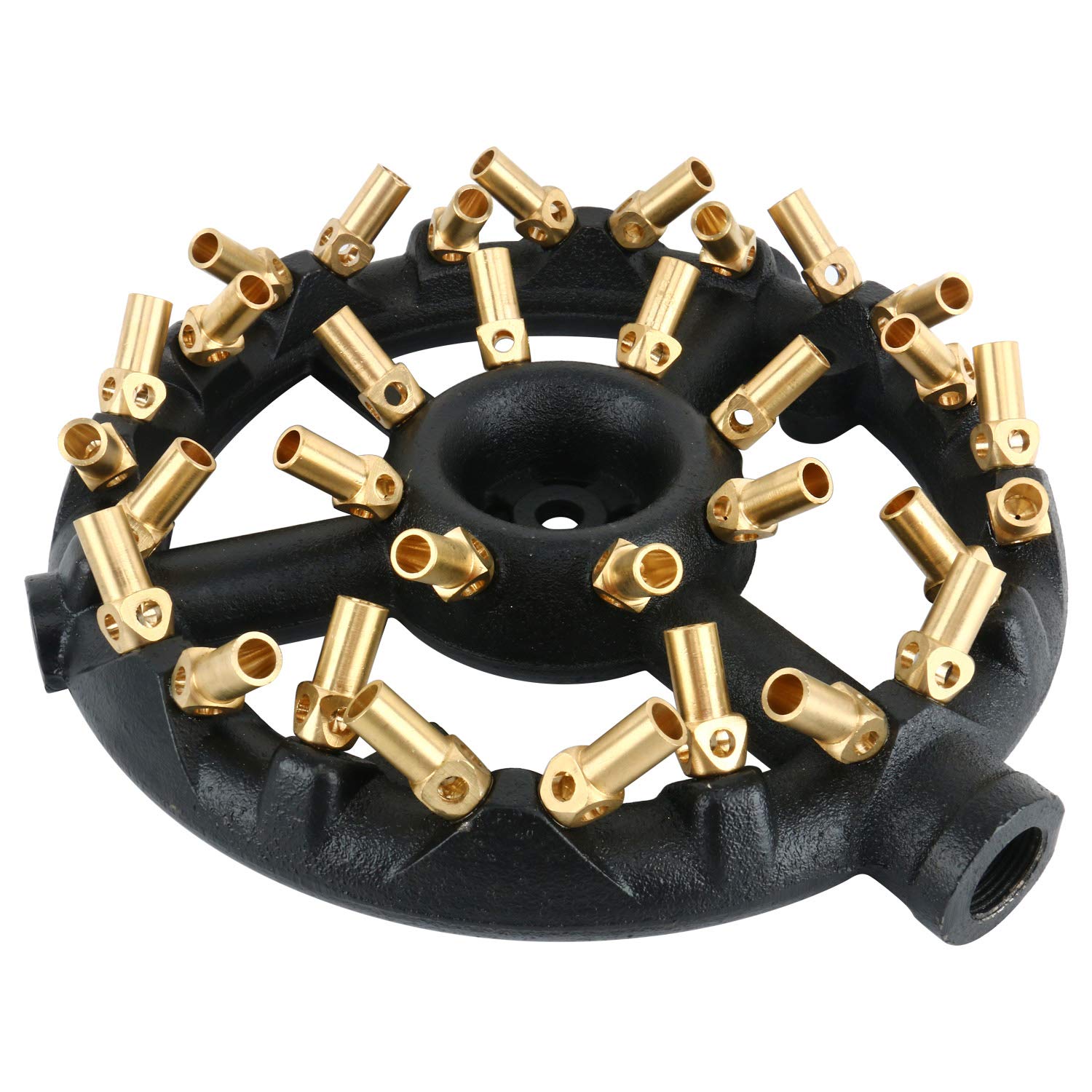 Jet Burners Cast Iron 160,000 BTU/HR 32 Tips Burner (Natural Gas) (Wok