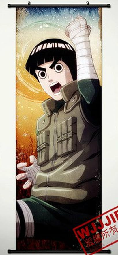 Amazon Com Naruto Home Decor Rock Lee Cosplay Wall Scroll Poster 49 2 X 17 7 Inches 485 Prints Posters Prints