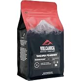 Tanzania Peaberry Coffee, Mount Kilimanjaro, Whole Bean, Fresh Roasted, 16-ounce