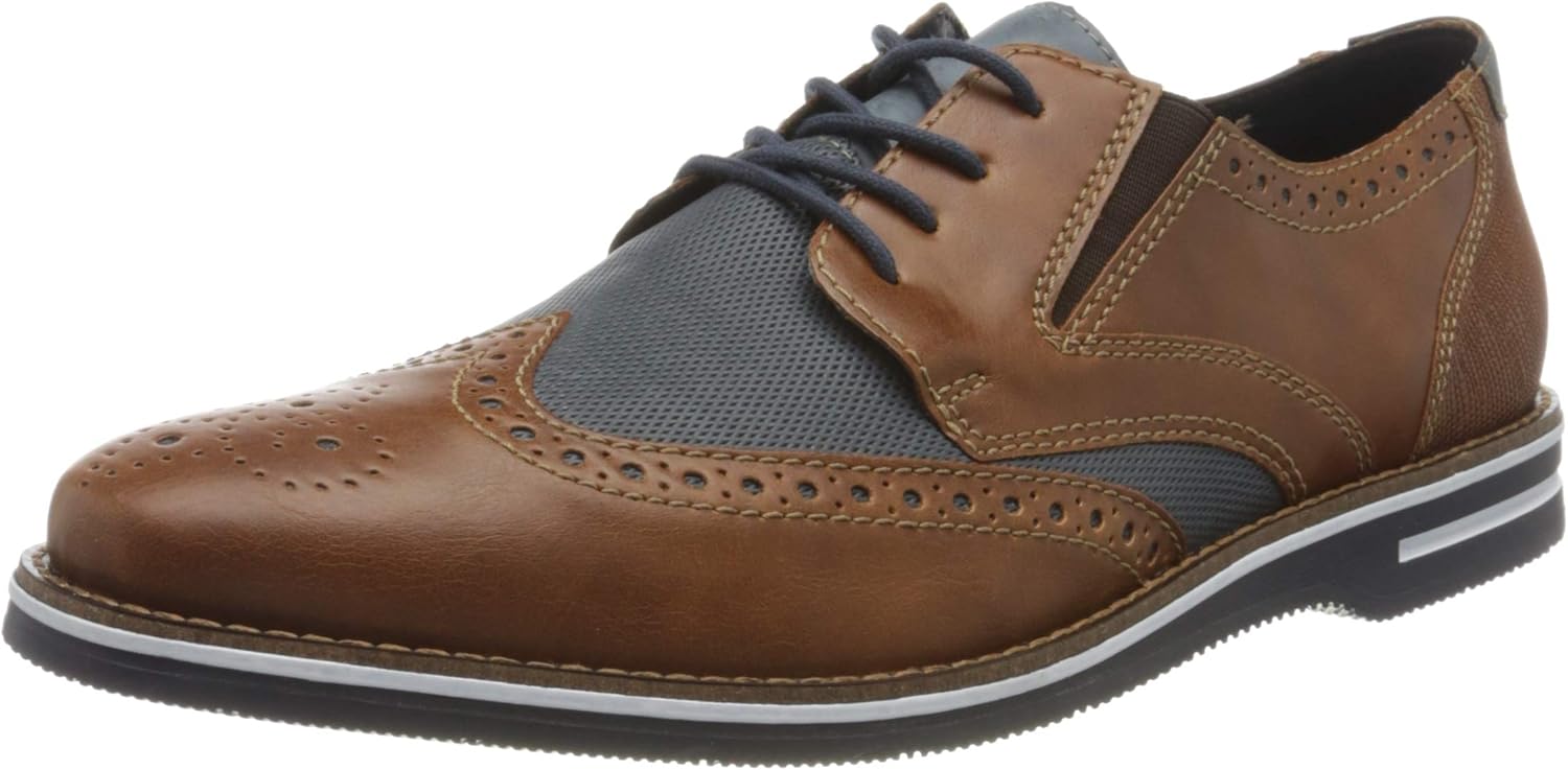Rieker Frühjahr/Sommer B5115, Zapatillas Hombre, Marrón (Peanut