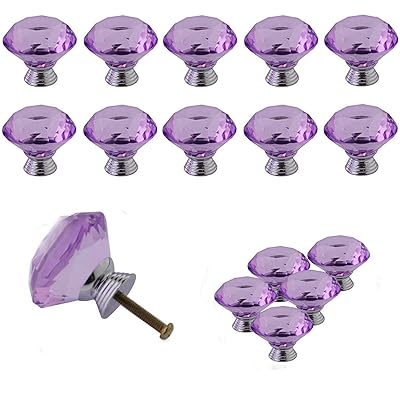 YUYIKES 40mm Diamond Shape Crystal Glass Cabinet Ghana | Ubuy