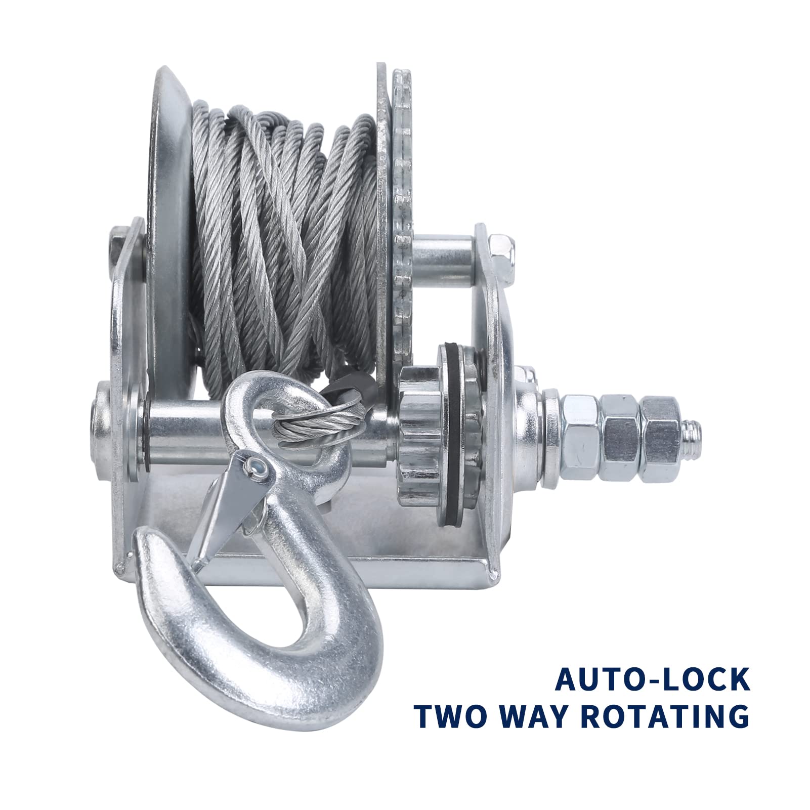 thumbnail image 2 of BFO 600 Lbs Hand Winch With 26 Ft Strap – For Boat Trailer, ATV, Truck 2 of 4