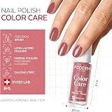 PODERM Nail Polish with Tea Tree Rosewood 8ML purifies nourishes yellow nails view 4